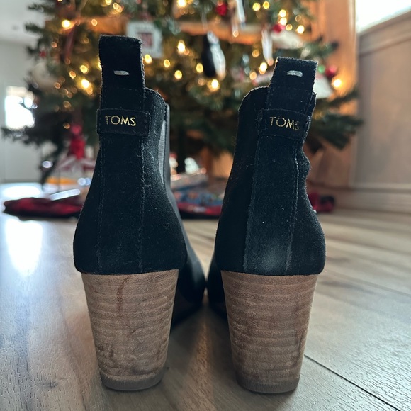 Black Toms boots size 7 - Picture 2 of 6